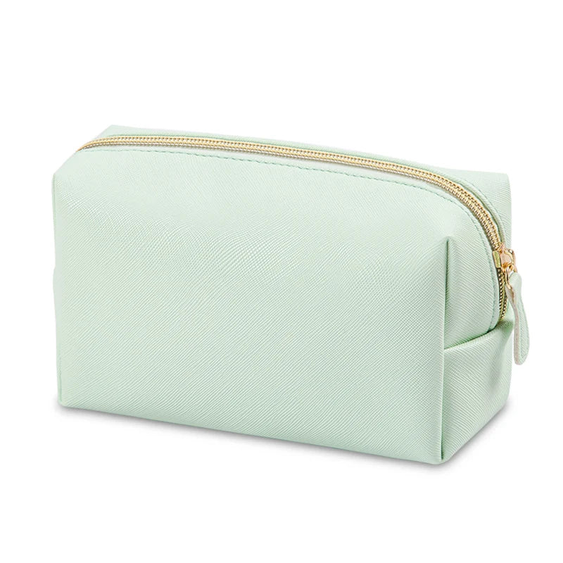 1pcs PU Leather Portable Toiletry Bags Waterproof Travel Make Up Bags for Women Small Medium Large Cosmetic Organizer Bags