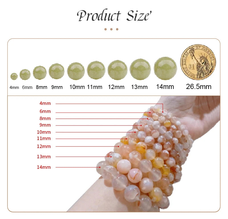 Natural stone Faceted Handmade Beads DIY woman Earrings Bracelet anklet Necklace For Jewelry Making 15" Wholesales 4/6/8/10/12MM
