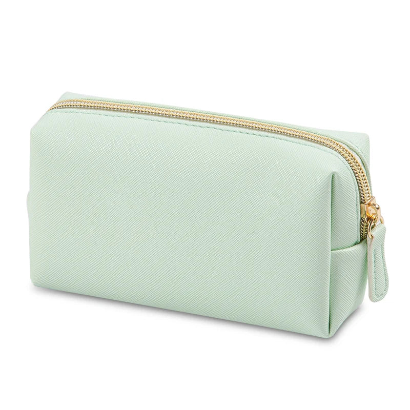1pcs PU Leather Portable Toiletry Bags Waterproof Travel Make Up Bags for Women Small Medium Large Cosmetic Organizer Bags