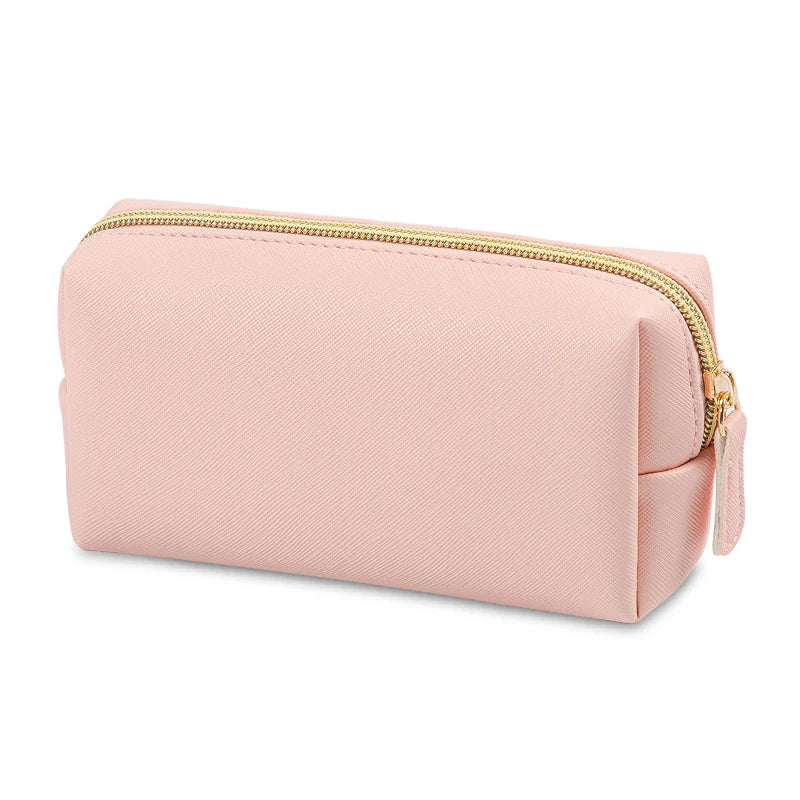 1pcs PU Leather Portable Toiletry Bags Waterproof Travel Make Up Bags for Women Small Medium Large Cosmetic Organizer Bags