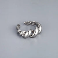 2025 New Design Rings for Women Geometric Irregular Adjustable Opening Finger Ring Luxury Jewelry Gifts Party Accessories Ring