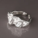 2025 New Design Rings for Women Geometric Irregular Adjustable Opening Finger Ring Luxury Jewelry Gifts Party Accessories Ring