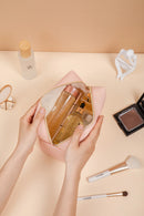 1pcs PU Leather Portable Toiletry Bags Waterproof Travel Make Up Bags for Women Small Medium Large  Cosmetic Organizer Bags