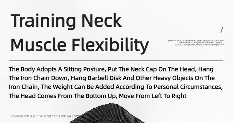 Neck training Harness