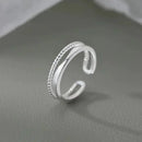 2025 New Design Rings for Women Geometric Irregular Adjustable Opening Finger Ring Luxury Jewelry Gifts Party Accessories Ring