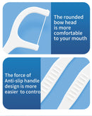 600/300/150/50pcs Ultra-Fine Toothpicks, Home Set, Portable and Disposable Care Floss- Deep Cleaning for Oral Care