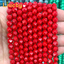 Natural stone Faceted Handmade Beads DIY woman Earrings Bracelet anklet Necklace For Jewelry Making 15" Wholesales 4/6/8/10/12MM