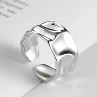 2025 New Design Rings for Women Geometric Irregular Adjustable Opening Finger Ring Luxury Jewelry Gifts Party Accessories Ring
