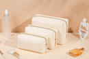 1pcs PU Leather Portable Toiletry Bags Waterproof Travel Make Up Bags for Women Small Medium Large  Cosmetic Organizer Bags