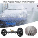 5000PSI car chassis high pressure washer 16 inch electric car washing locomotive bottom water broom with 2 extension rods