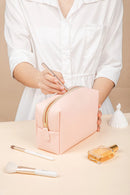 1pcs PU Leather Portable Toiletry Bags Waterproof Travel Make Up Bags for Women Small Medium Large  Cosmetic Organizer Bags