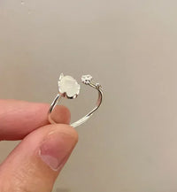 2025 New Design Rings for Women Geometric Irregular Adjustable Opening Finger Ring Luxury Jewelry Gifts Party Accessories Ring