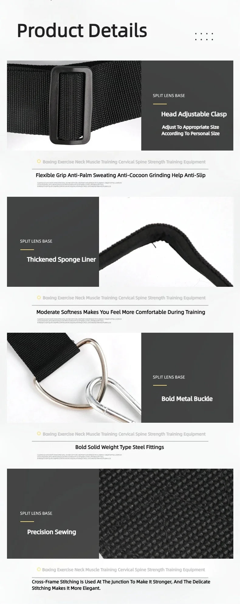 Neck training Harness