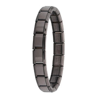 UILZ Stainless Steel Bracelet Pendant Classic Italian Chain Link For Men Women Suitable 9mm Bracelet Make DIY Steel Module Tools