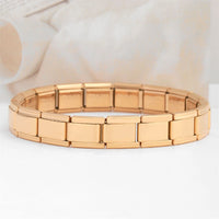 UILZ Stainless Steel Bracelet Pendant Classic Italian Chain Link For Men Women Suitable 9mm Bracelet Make DIY Steel Module Tools