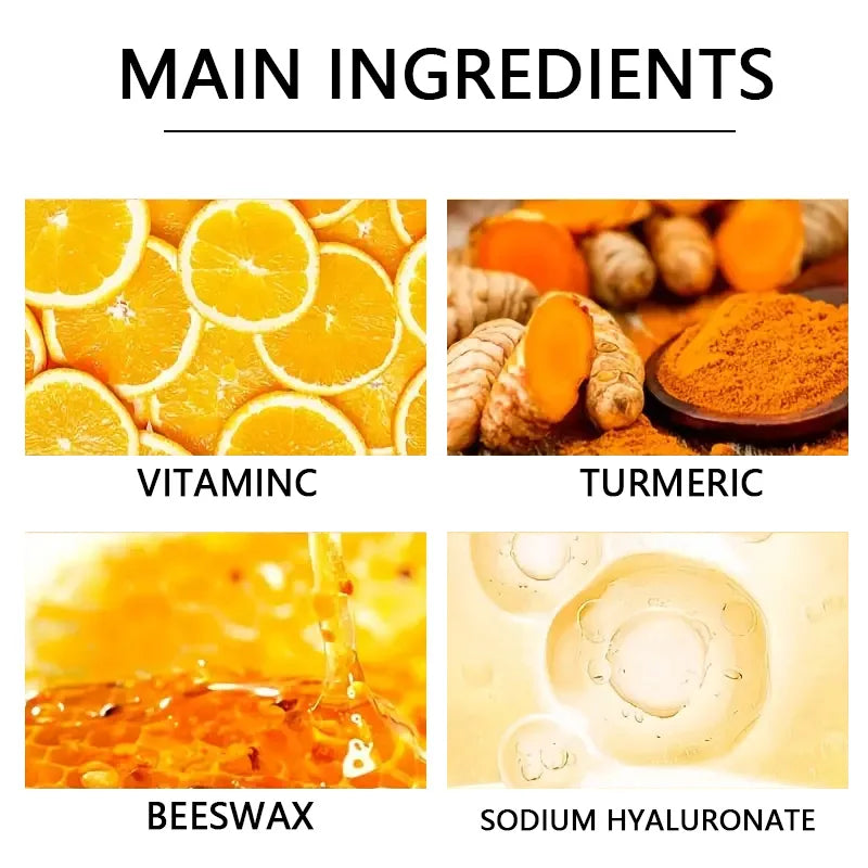 Vitamin c and turmeric hand wax