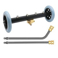 5000PSI car chassis high pressure washer 16 inch electric car washing locomotive bottom water broom with 2 extension rods